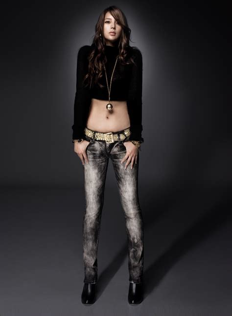 Park Si Yeong Beauty Portrait Buckaroo Jeans Fashion