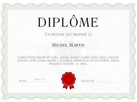 Diplome A Creer Et Imprimer Gratuit Tout Diplome A Personnaliser Et A