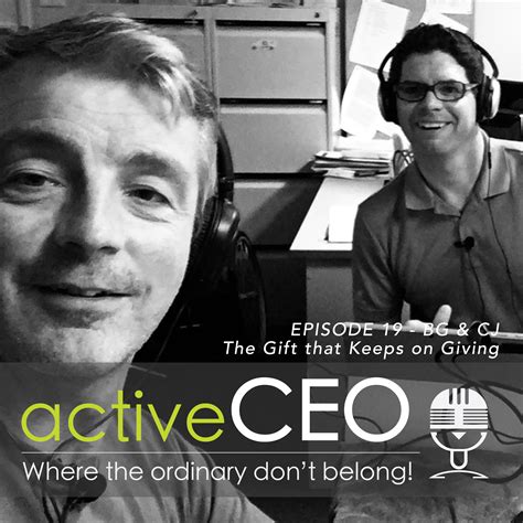 Active Ceo Podcast 19 The T That Keeps Giving Nrg2perform Craig