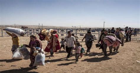 مفوضية اللاجئين 10 آلاف سوري عبروا الحدود العراقية منذ بدء العدوان