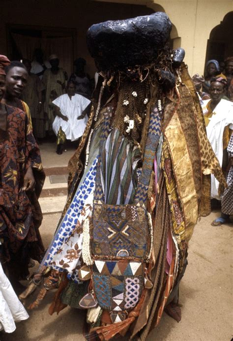 Egungun Masquerade Ede Nigeria Slide Tribal Costume African