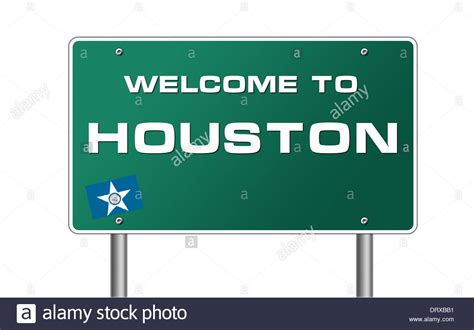 Houston Texas Road Sign Stock Photos And Houston Texas Road Sign Stock