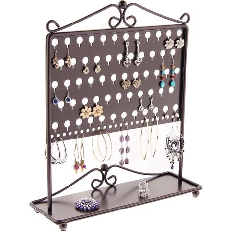 Earring Holder Stand Jewelry Organizer Display Tree Storage Rack With