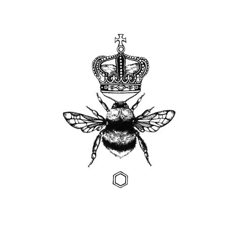 The Queen Bee By Emily Carter Queen Bee Tattoo Bee Tattoo Bee