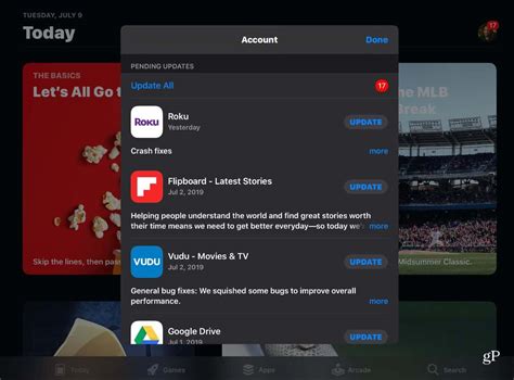Cara mencari dan memperbarui aplikasi secara manual di iOS 13 di App Store