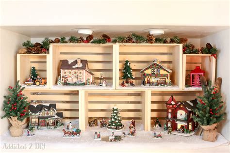After trying both of them, we decided that if you don't have much a of craft stash already and are still needing materials to create a christmas village, i'd suggest hitting up the dollar store or discount store before. Christmas Village Display with Crates - RYOBI Nation Projects