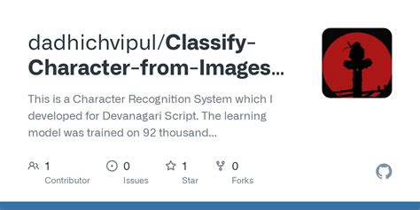 Github Dadhichvipul Classify Character From Images In Devanagari Script This Is A Character