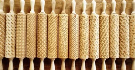 These Unique Rolling Pins Leave Fun Designs In Your Baked Goods 8 Pics