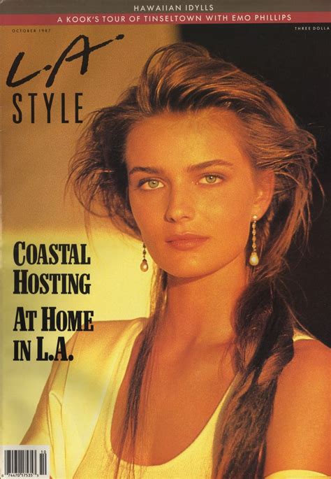 Paulina Porizkova L A Style October Paulina Porizkova Original Supermodels Supermodels