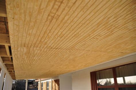 Also, caulk additional seams or gaps as needed. Beadboard Paneling for Porch Ceilings | 34 Beadboard on ...