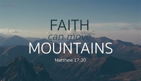 Matthew 1720 He Replied “because You Have So Little Faith