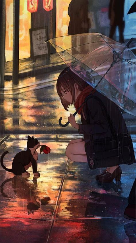 Rainy Day Anime Wallpaper Anime Scenery Wallpaper Anime Scenery