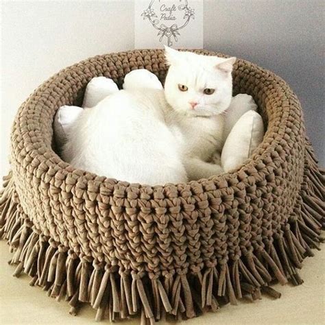 Cama Para Gatos De Crochet