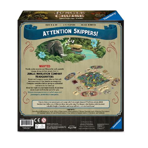 Disneys Jungle Cruise Adventure Board Game By Ravensburger Canada