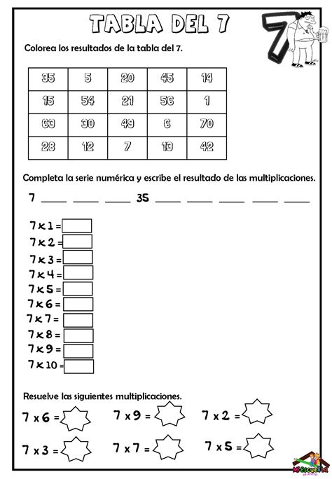 Cuaderno Tablas De Multiplicar Con Ejercicios Imagenes Educativas