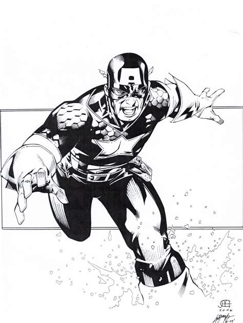 Captain America By Jim Cheung Drawing Superheroes Marvel Superheroes