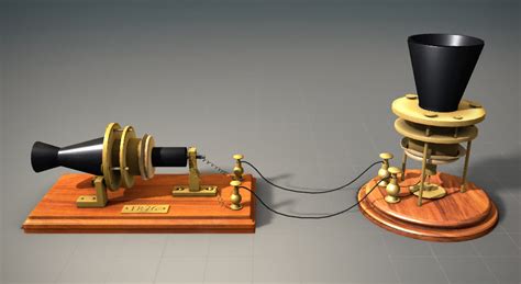Alexander graham bell demonstrated the telephone to queen victoria in 1878, and in 1878 the telephone company ltd was formed to market bell's phones in britain. Telefon (Alexander Graham Bell) - 3D modell - Mozaik ...
