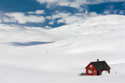 Norwegian Snow Desert High Resolution Photography