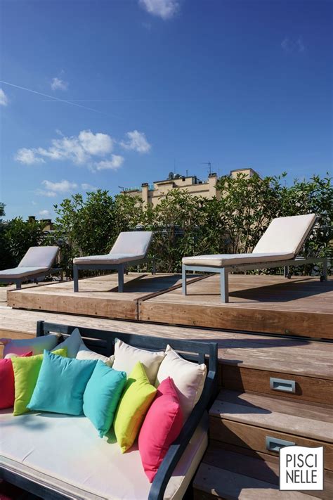 Soit simple toit terrasse, soit villa sur le toit. Une piscine sur un toit terrasse à Paris | Piscinelle Une ...