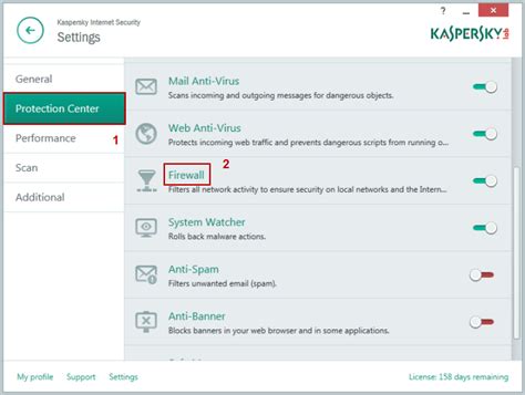 The ultimate protection against viruses. How to use Firewall in Kaspersky Internet Security 2015