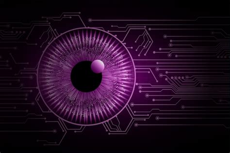 Premium Vector Purple World Cyber Circuit Future Technology Concept