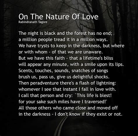 On The Nature Of Love By Rabindranath Tagore Rabindranath Tagore
