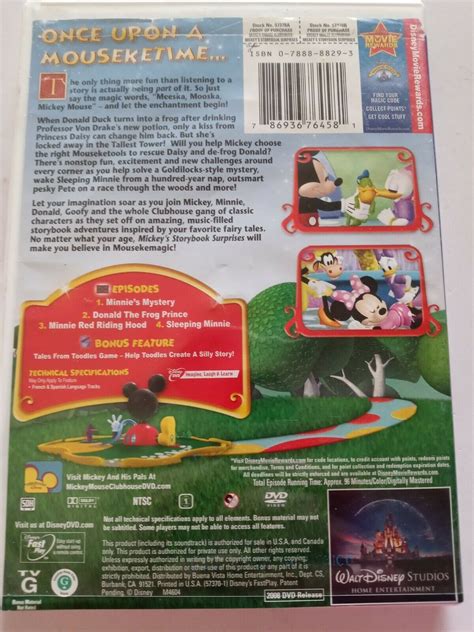 Mickey Mouse Clubhouse Mickeys Storybook Surprises Dvd 2008 Dvds