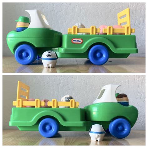 So this is another sneak peek at our bonnie's wardrobe collection melephant brooks see more. Vintage Little Tikes Green Farm Truck Hauler Ramp Tractor ...