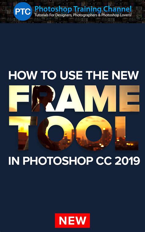 How To Use The Frame Tool In Photoshop Cc 2019 Photoshop Tutorial