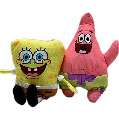 Spongebob 10 And Patrick 11 Stuffed Plush Doll Toy Set