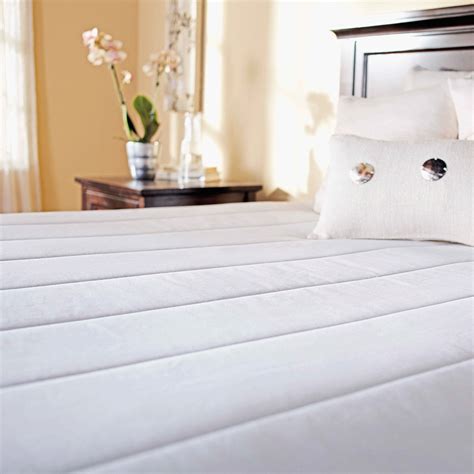 Before you raise your thermostat, check out our heated mattress pads that help keep you warm and provide you with peace of mind. Sunbeam® Quilted Heated Mattress Pad, Full| Sunbeam ...