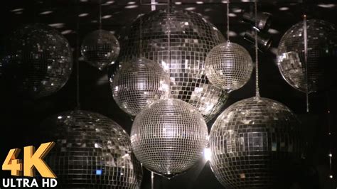 Disco Ball Night Club Lighting Animated Background Video 4k Ultra Hd