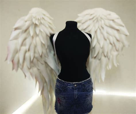 White Angel Wings Costume Cosplay Wigs Wedding Bridal Sexy Etsy