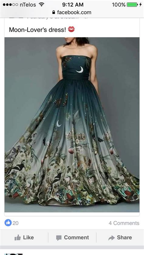 Moon Dress Fantasy Gowns Gowns Ball Gowns