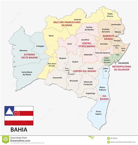 Mapas Do Estado Da Bahia