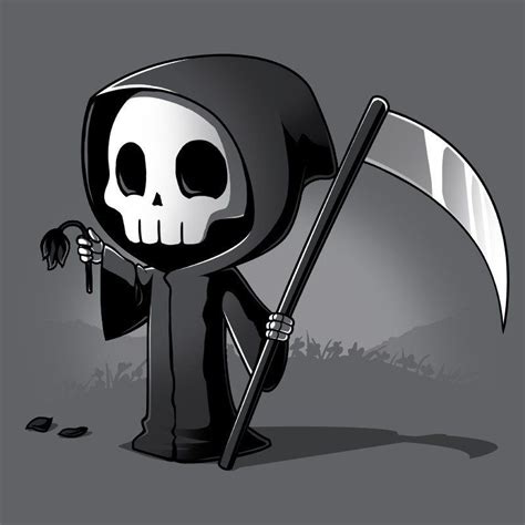 How To Draw Cute Grim Reaper Easy Youtube