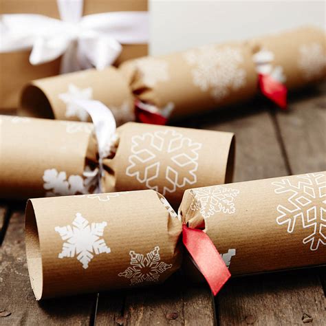 This victorian british tradition is still going strong after 150 years and is. recycled snowflakes brown christmas crackers by sophia victoria joy | notonthehighstreet.com