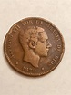 Currency coin 1879 Espana copper coin Alfonso xii por la | Etsy ...