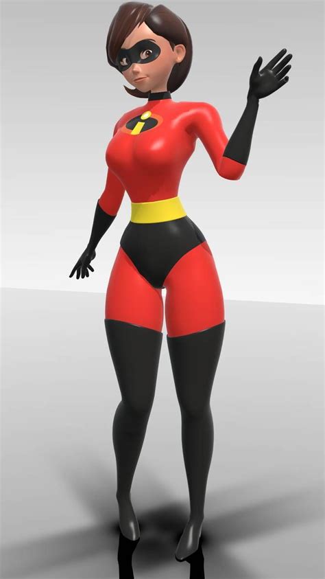 Mmd Incredibles 2 Elastic Girl Model By Caribeandragon On Deviantart