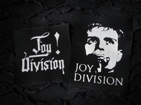 Joy Division Logo Goth Punk Patch Neoshiki Online Store Powered By
