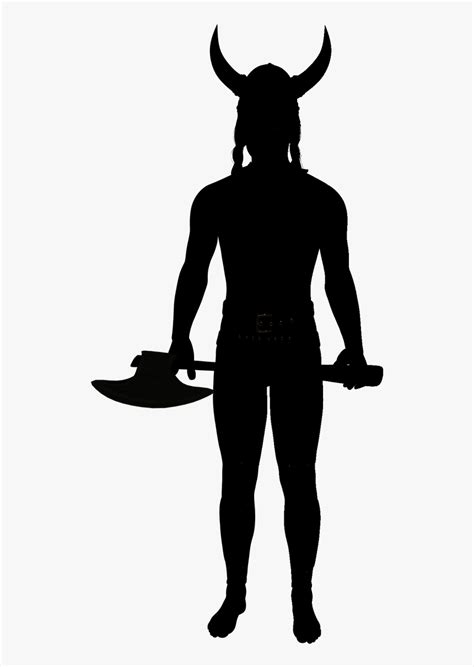 Viking Woman Silhouette Vector Hd Png Download Kindpng