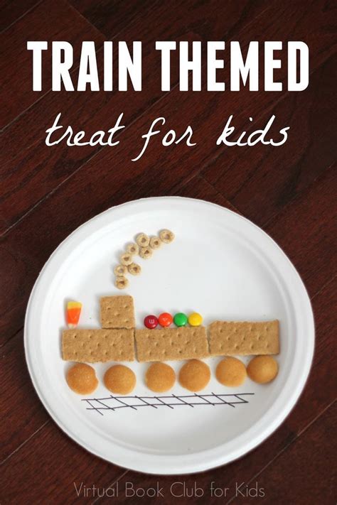 During transportation week let your children do crayon rubbings with license plates. Train Themed Treat for Kids | Train crafts, Treats, Food ...