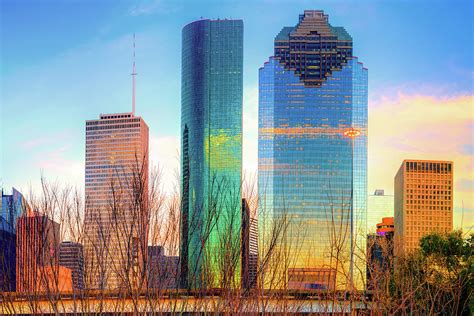 Downtown Houston Texas Skyline Photograph By Gregory Ballos Pixels