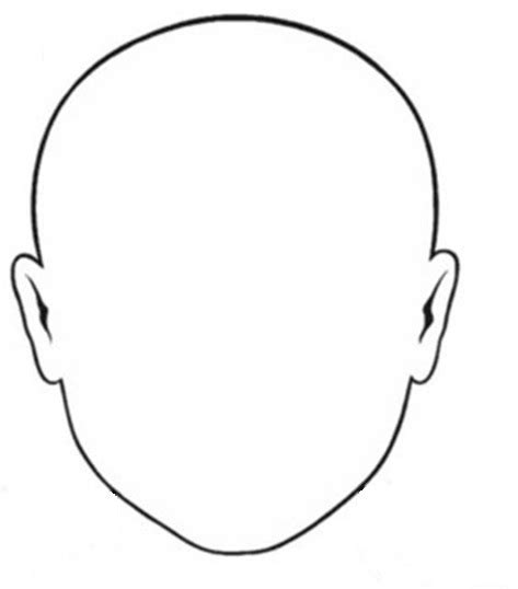 Blank Faces Drawing Page Printable — Crafthubs Clipart Best Clipart