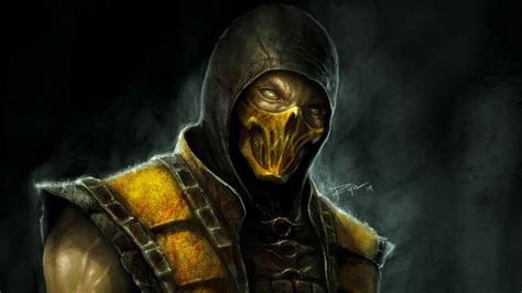 1920x1080 Scorpion Mortal Kombat X 4k Artwork Laptop Full Hd 1080p Hd