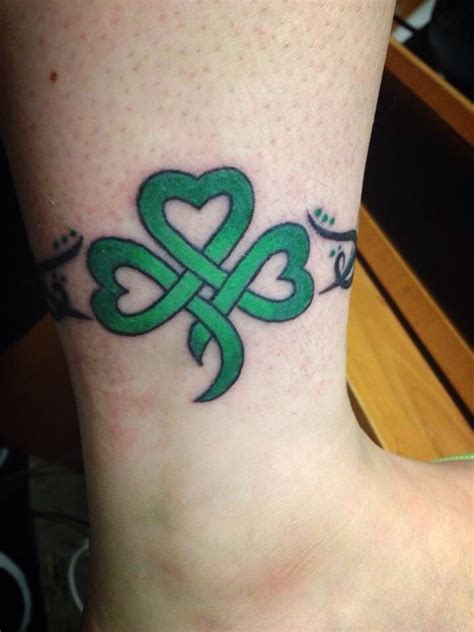 Celtic Knot Shamrock Tattoo 2 Clover Tattoos Shamrock Tattoos