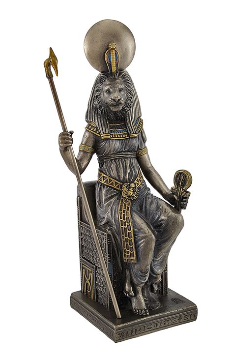 Buy Veronese Egyptian Goddess Sekhmet Sitting On Throne Statue Online At Desertcartaustralia