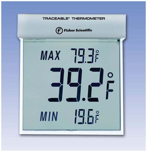 Fisherbrand Traceable Big Digit See Thru Thermometer Fisher Scientific