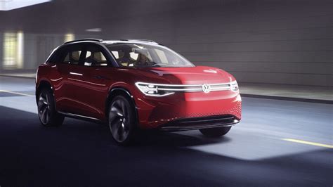 Volkswagen Unveils Fully Electric Suv Id Roomzz To Compete With Tesla