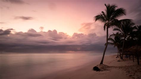 Tropical Beach Sunset Royalty Free Stock Photo And Image